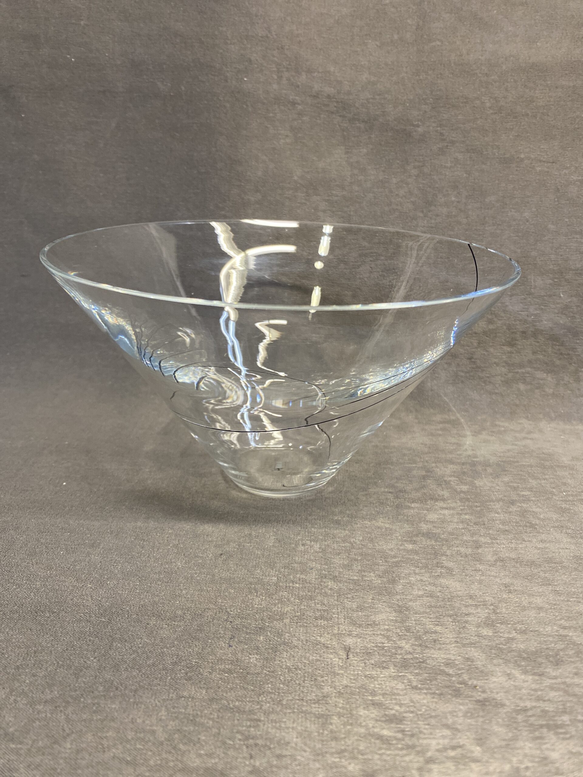 Kosta Boda “Line Black” Bowl