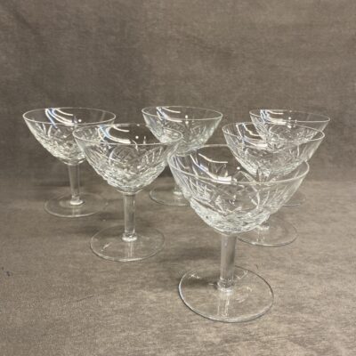 Set 6 Champagne Coupes