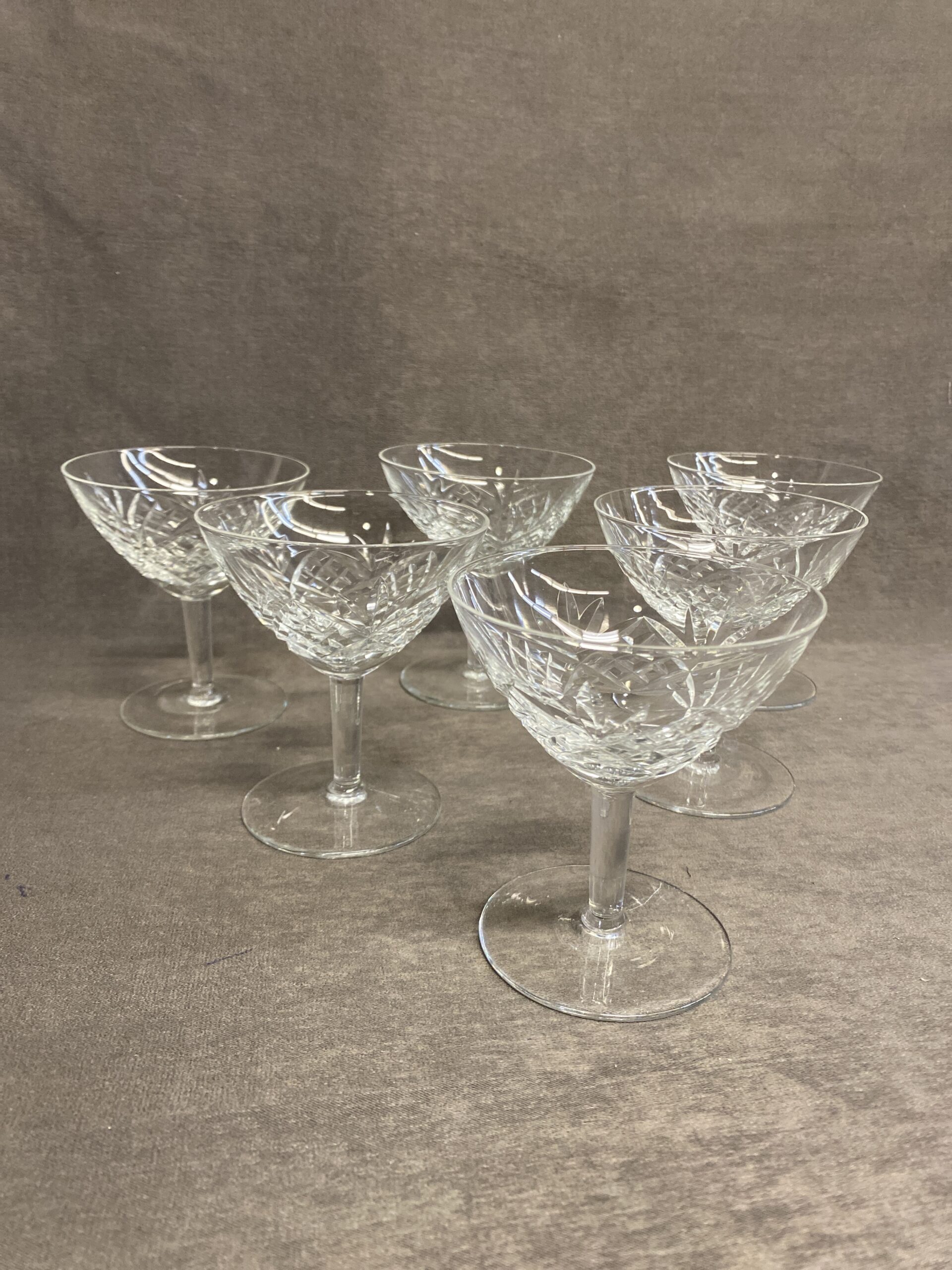 Set 6 Champagne Coupes
