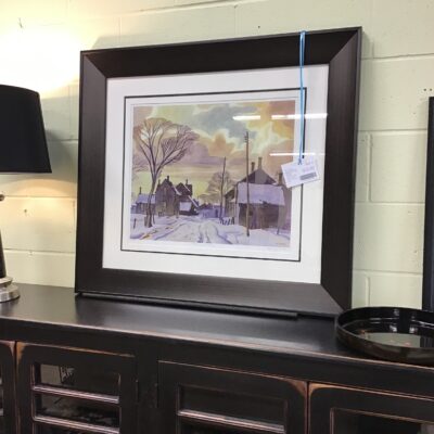 Framed Print – Winter In The Village
