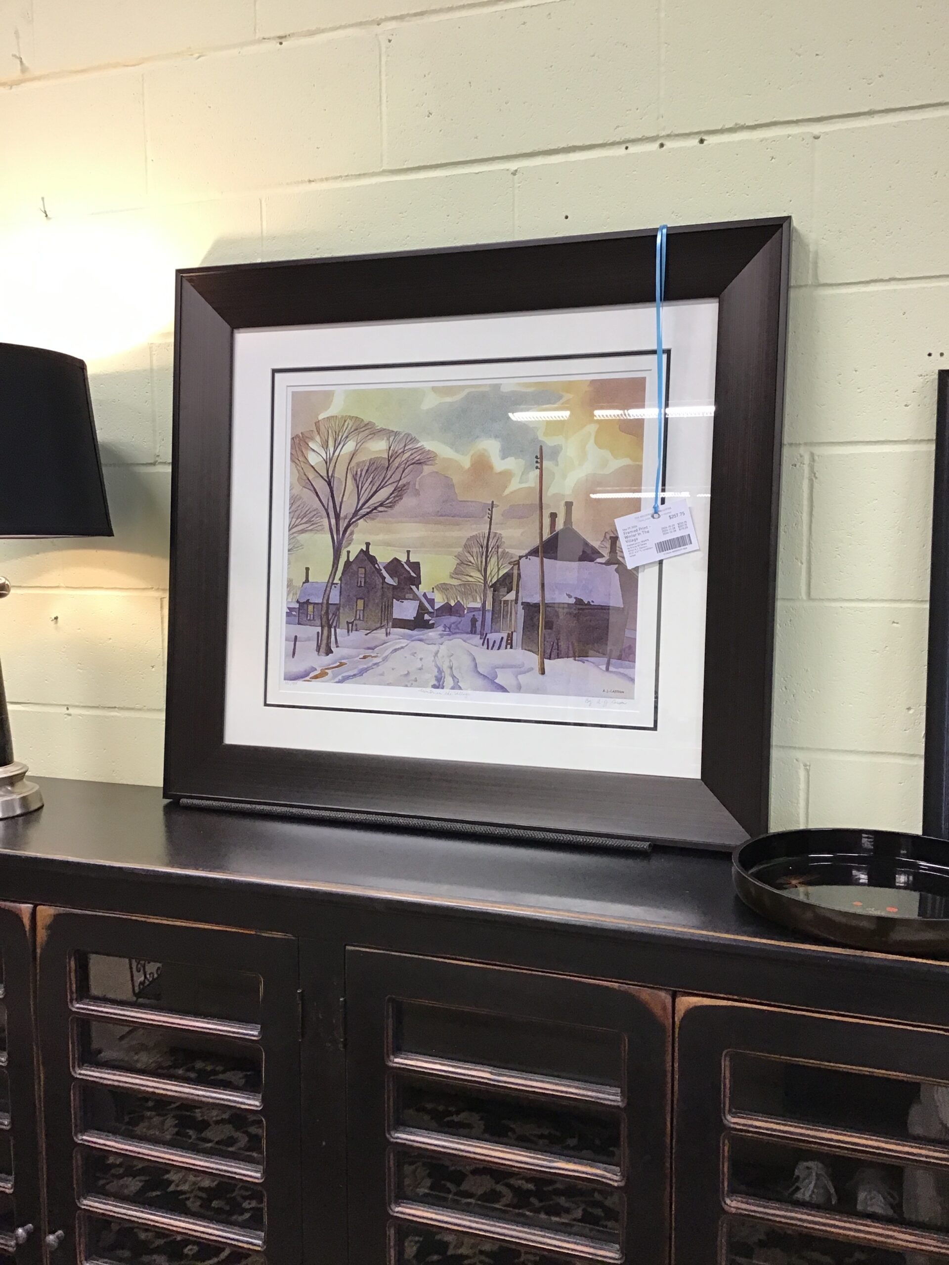 Framed Print – Winter In The Village