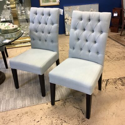 PAIR Parson Chairs – Lt Blue