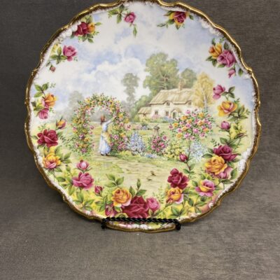 Old Country Roses Anniversary Plate