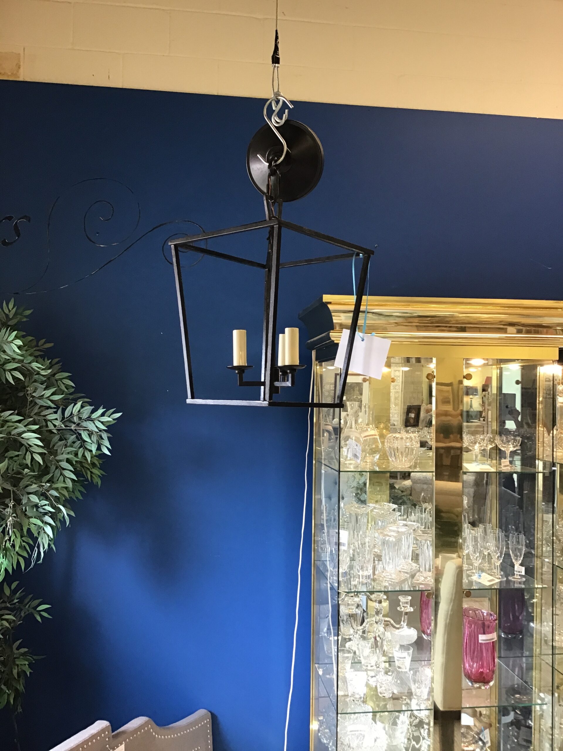Visual Comfort 3- Light Lantern Chandelier