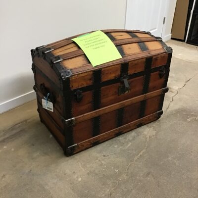 Vintage Wood Trunk