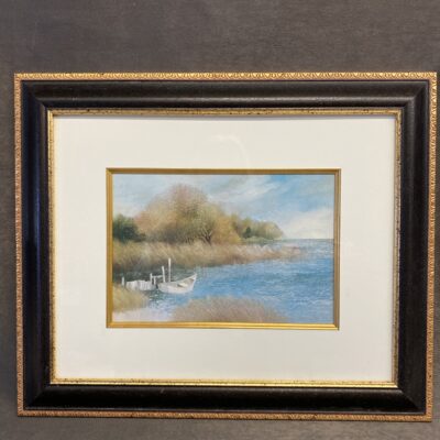 Framed Print – Grassy Shore