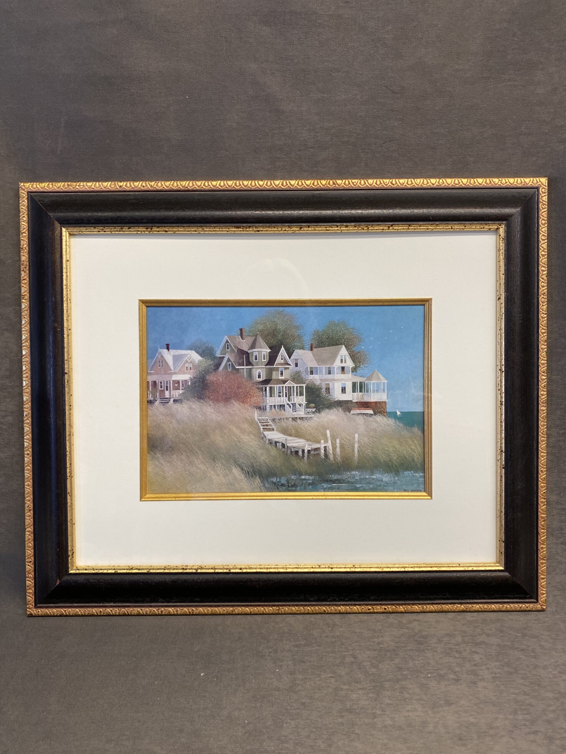 Framed Print – Coastal Houses