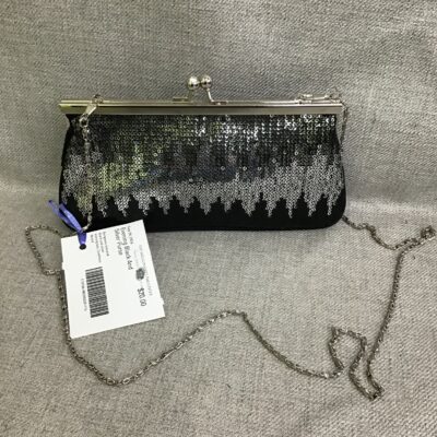 Evening Black And Silver Purse
