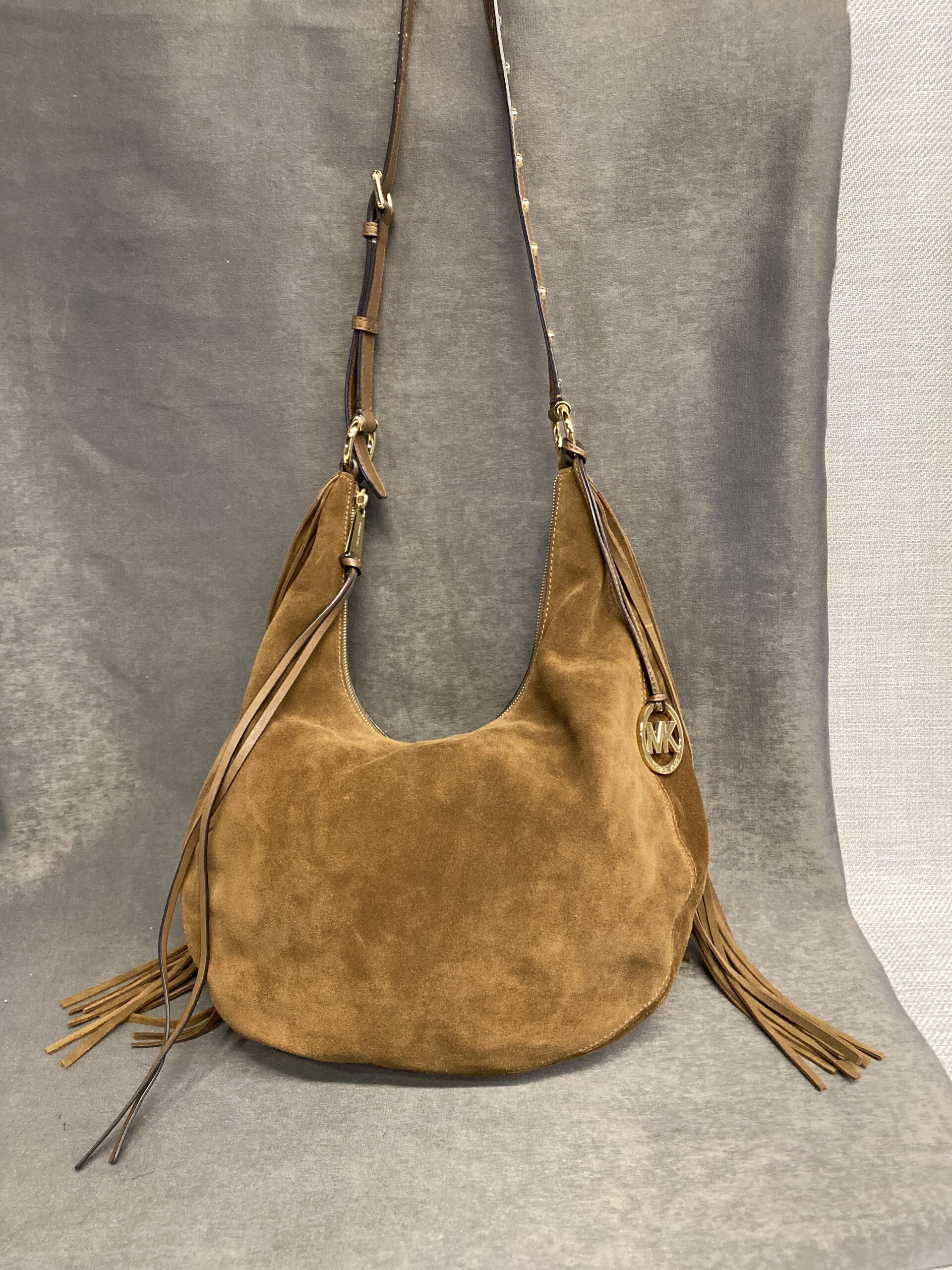 Michael Kors Rhea Slouchy Suede Shoulder Bag