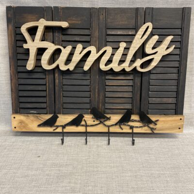Wall Mount Coat Hooks – Family