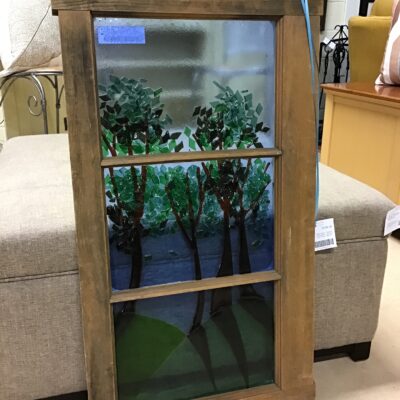 Fuzed Glass Window – Trees