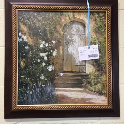 Framed Print – Wood Door