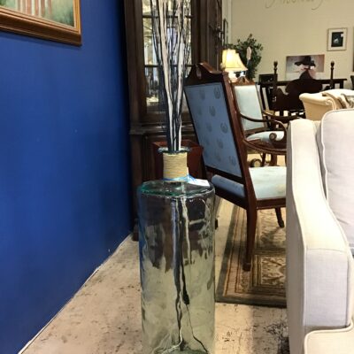 Tall Recycled Glass Bottle Vase