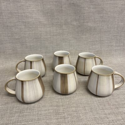 Set 6 Denby “Truffle Layer” Mugs
