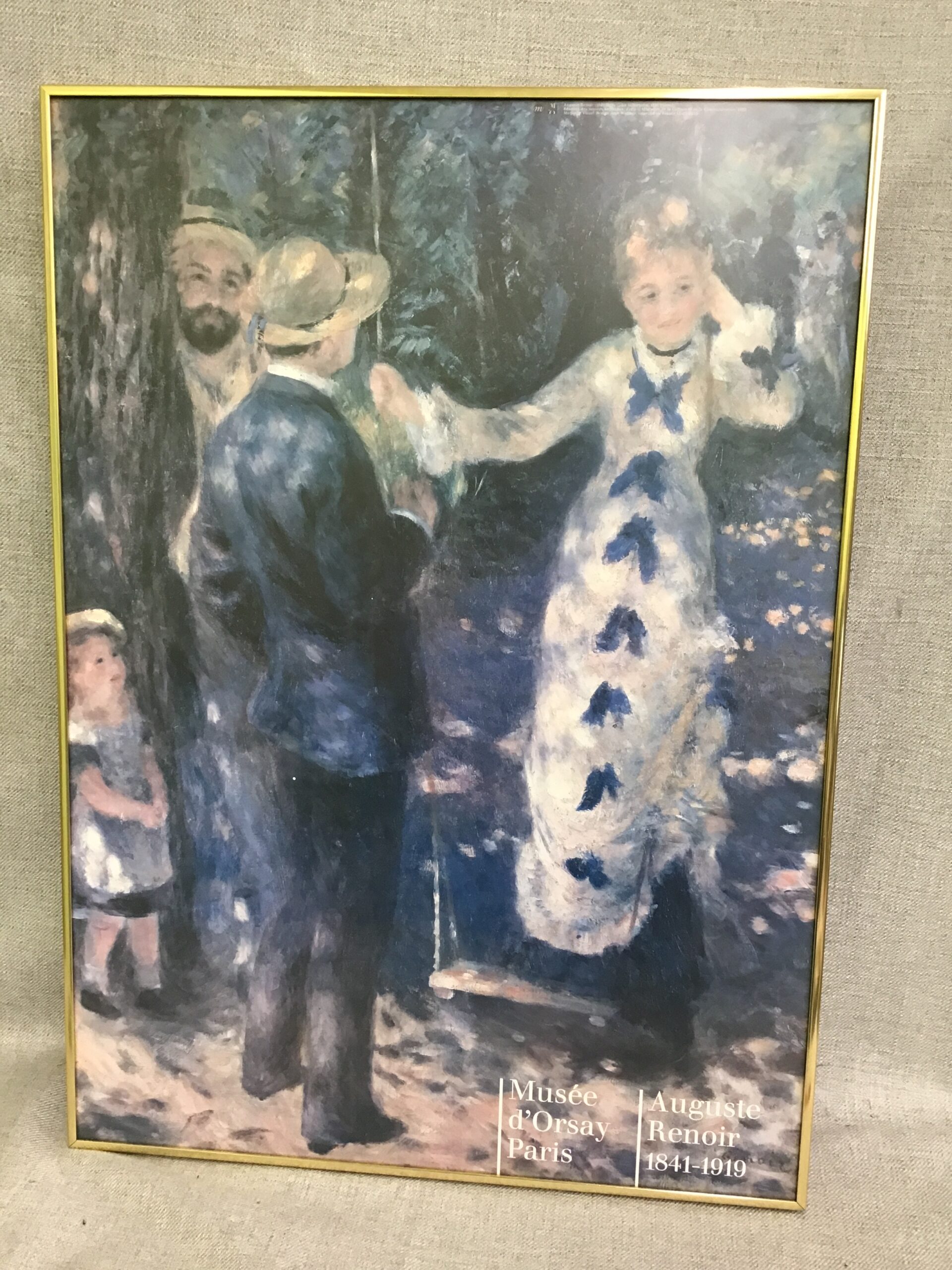 Pierre-Auguste Renoir ‘The Swing’ Poster