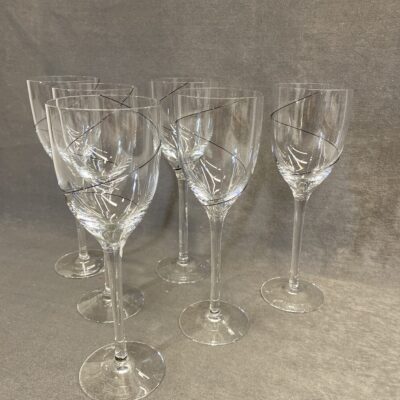 Set 6 Kosta Boda Wine Glasses