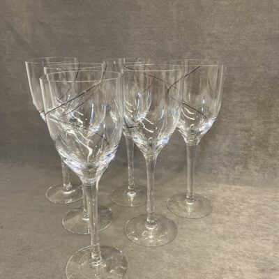 Set 6 Kosta Boda Goblets