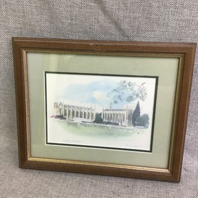 Framed Art- Cheltenham Cricket Festival