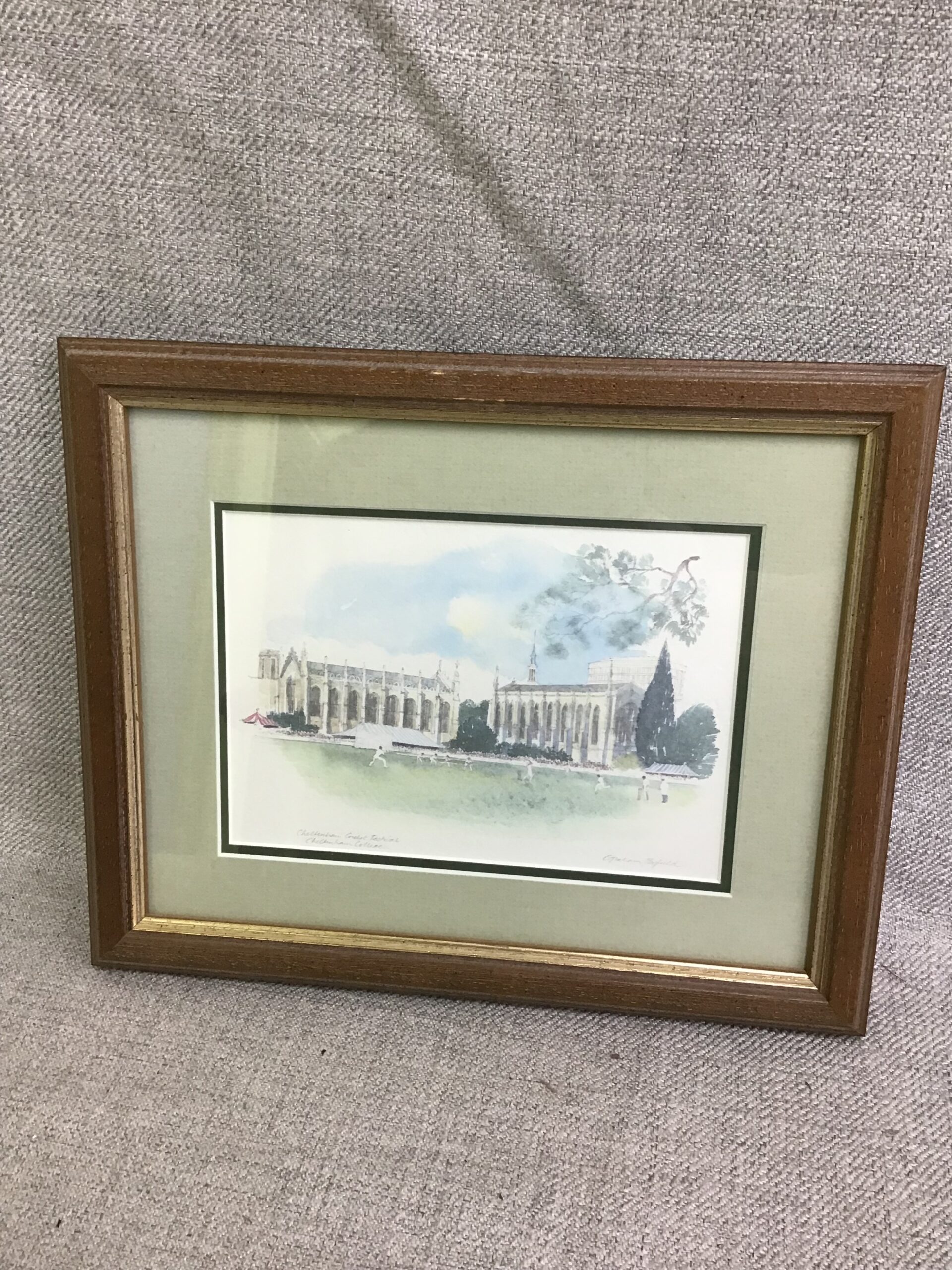 Framed Art- Cheltenham Cricket Festival