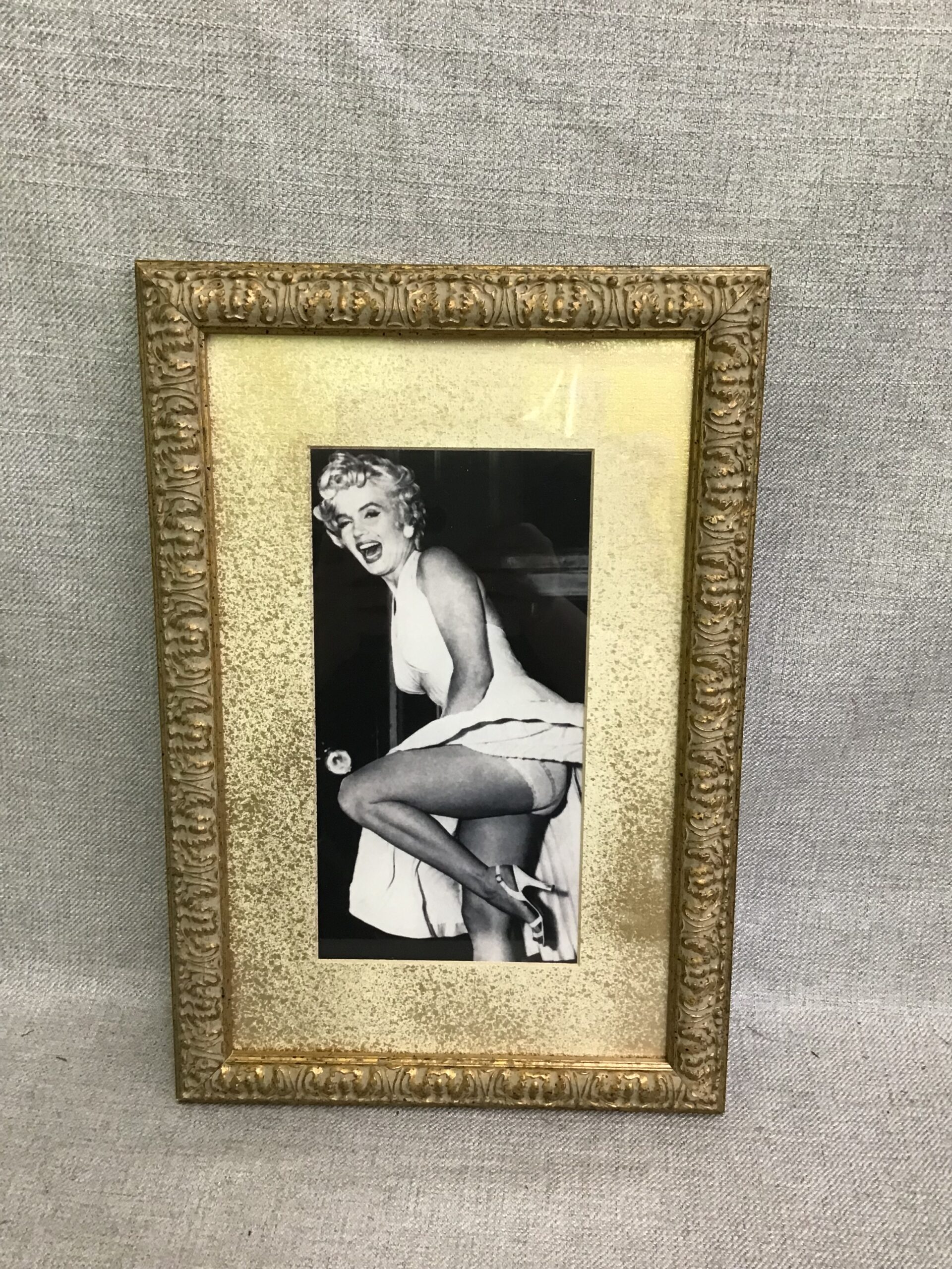Framed Black & White Marilyn Monroe Photo