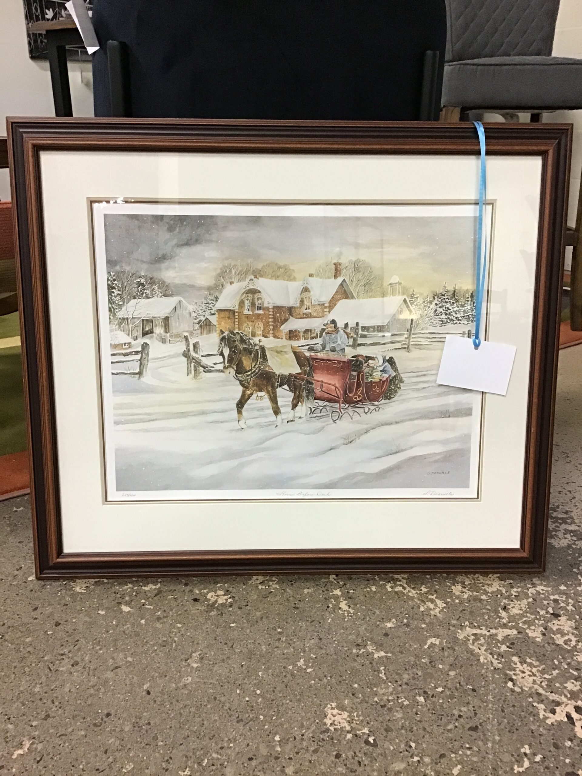 Framed Print – Home Before Dark