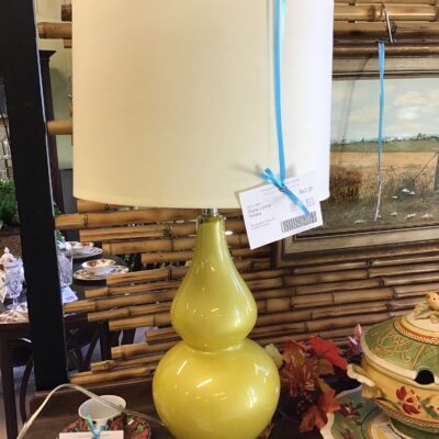 Glass Lamp – Yellow