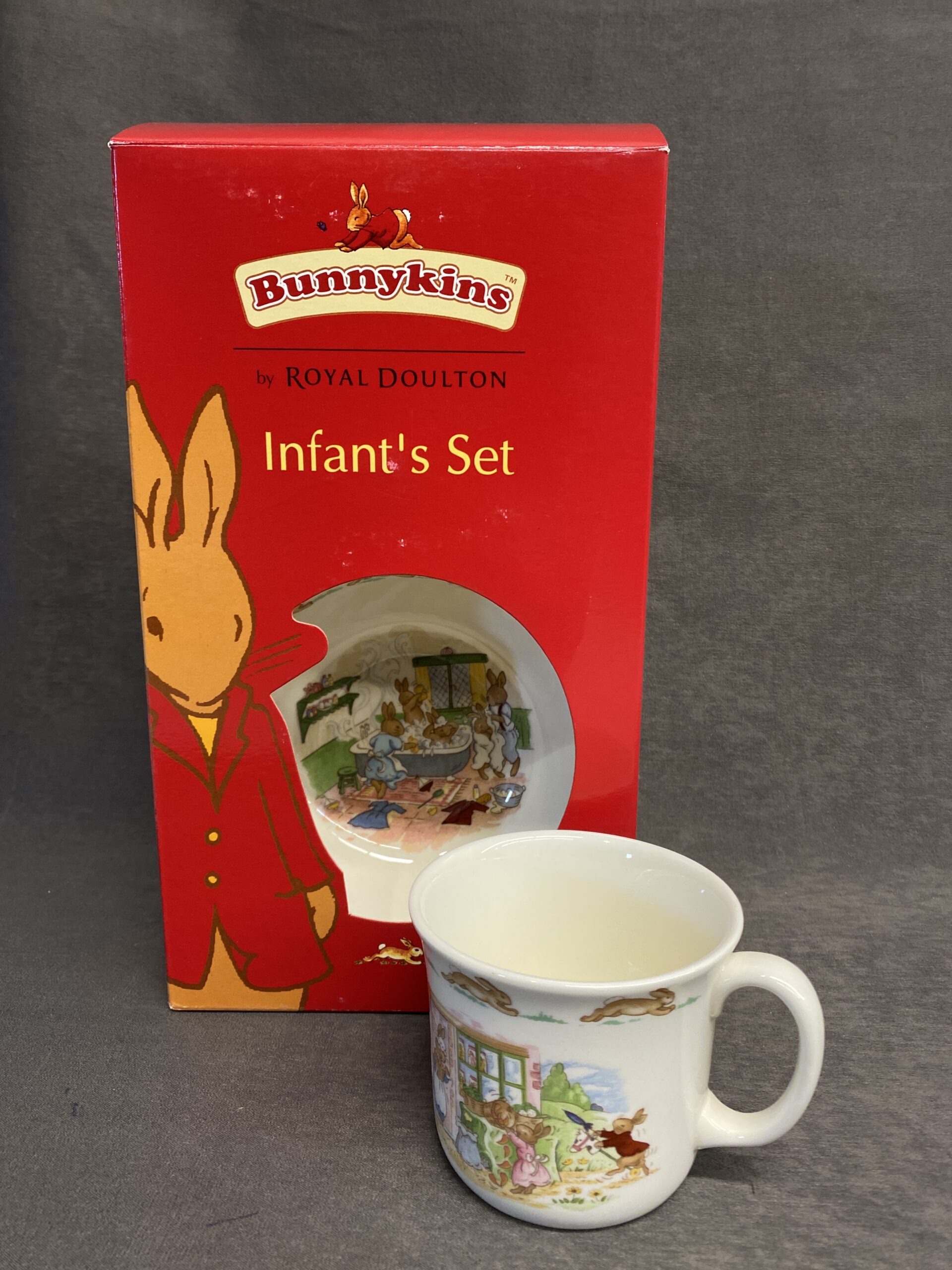 Boxed Bunnykins Infant Set – Bowl & Mug