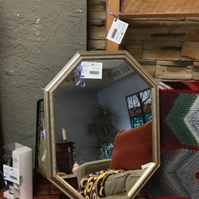 Vintage Octagonal Wall Mirror