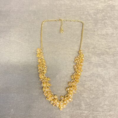 Necklace – Yellow Aurora Beads