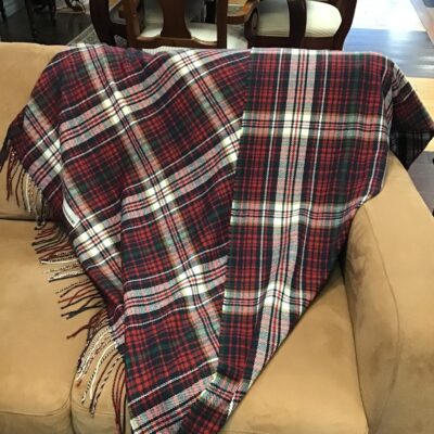 Lauren Taylor Plaid Throw Blanket