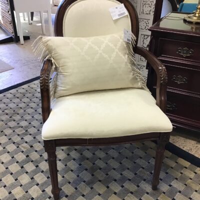 Bergere Chair + Toss Cushion