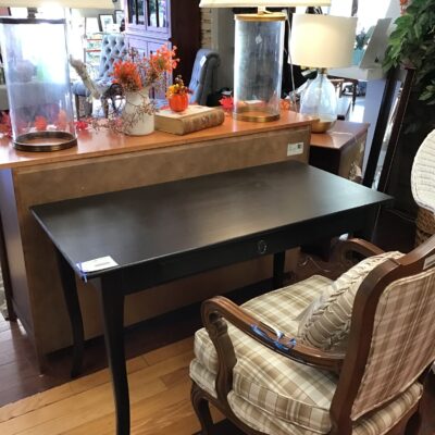 Ikea ‘Leksvik’ Black Painted Wood Desk