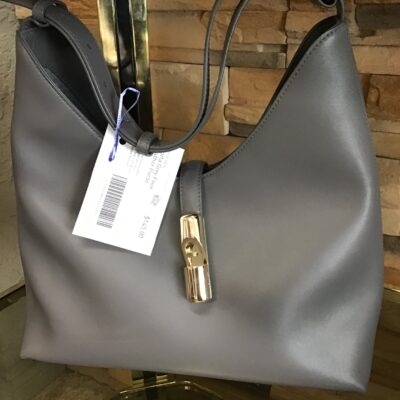 Furla Grey Faux Leather Purse