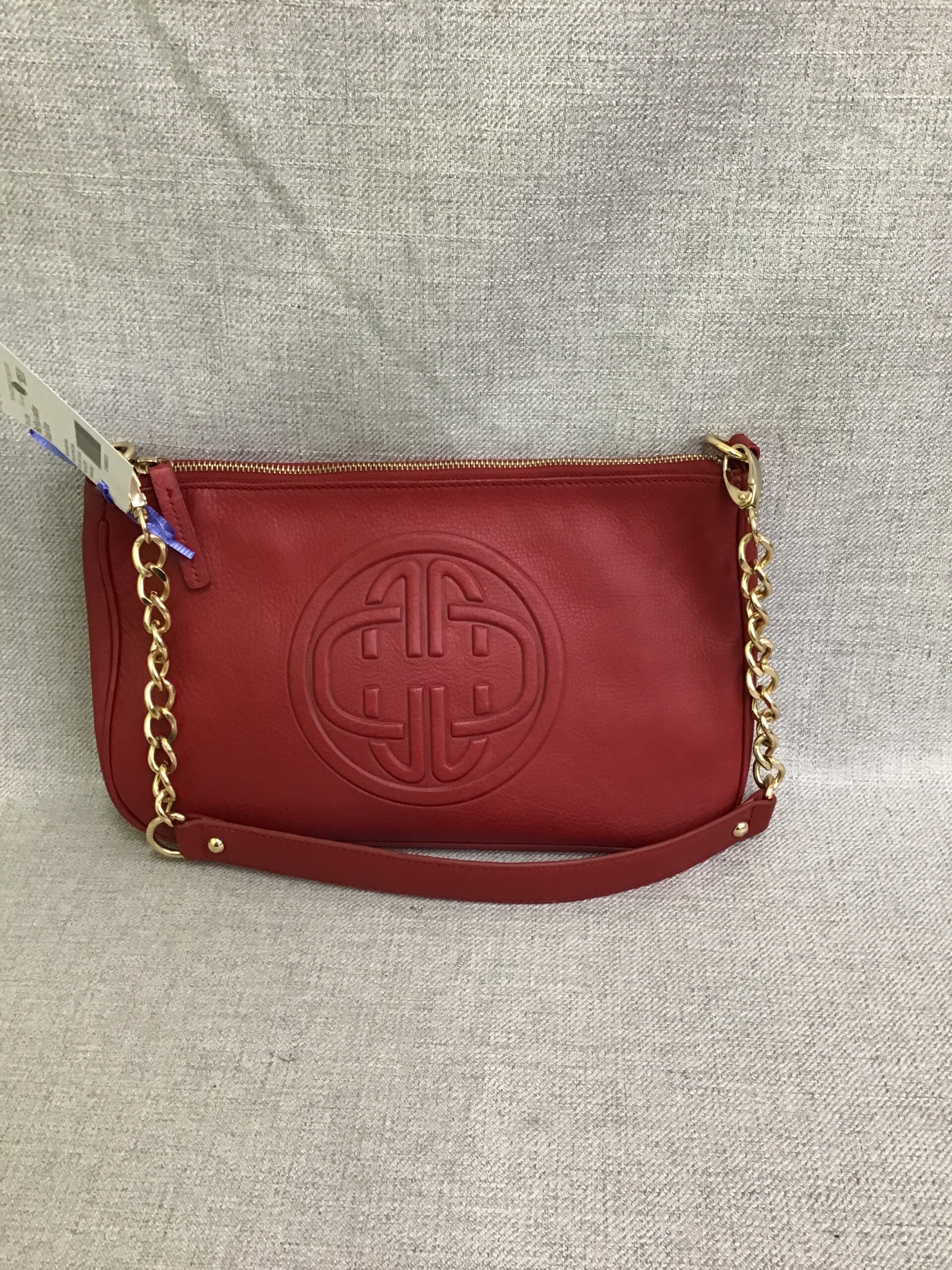 Red Faux Leather Guess Purse