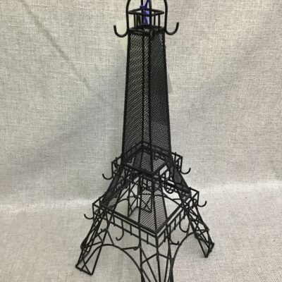 Black Metal Eiffel Tower Jewelry
