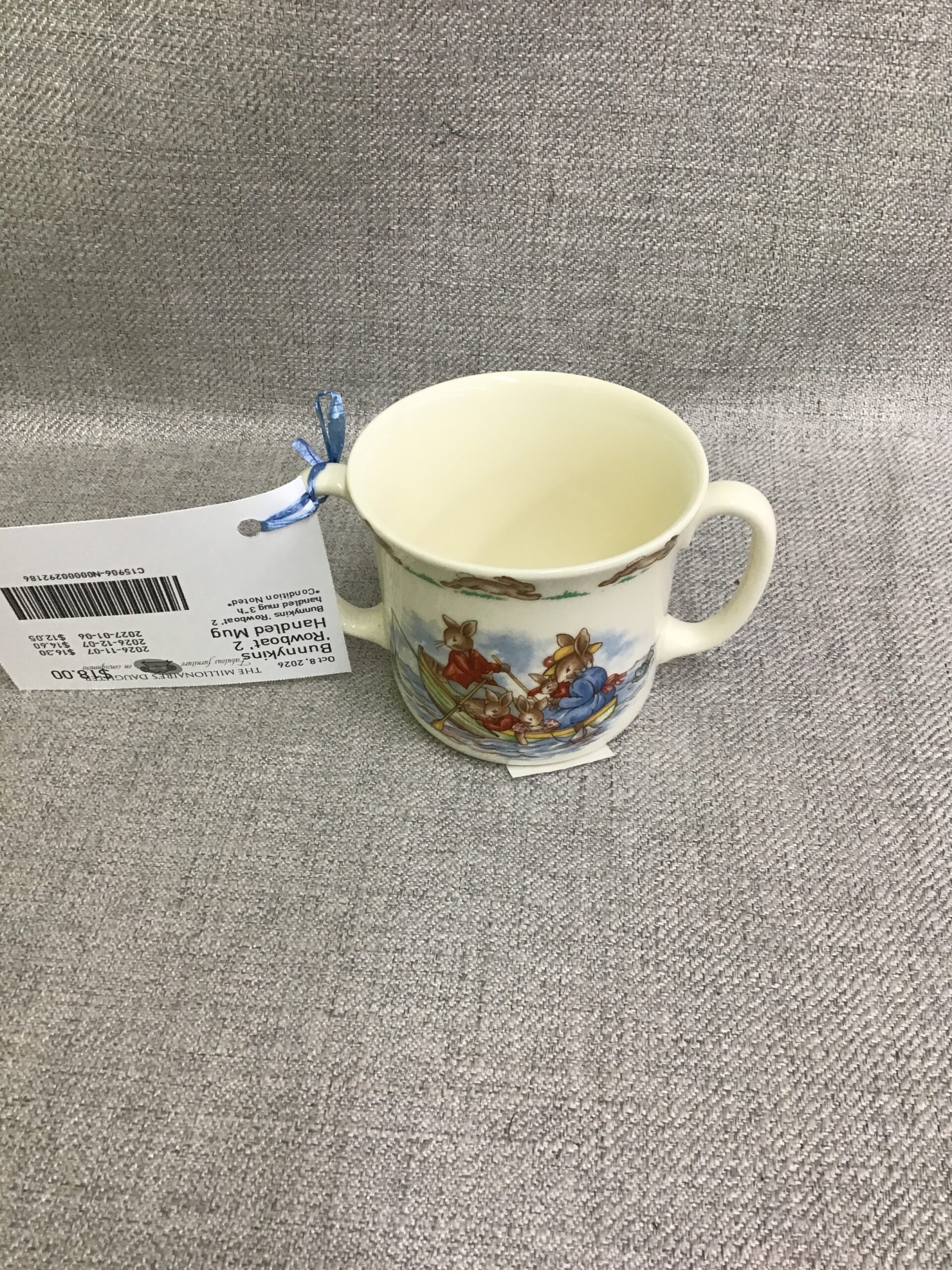 Bunnykins ‘Rowboat’ 2 Handled Mug