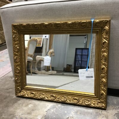 Ornate Framed Mirror – Gold