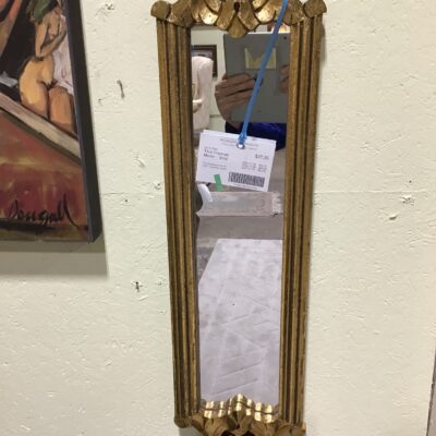Thin Framed Mirror – Gold