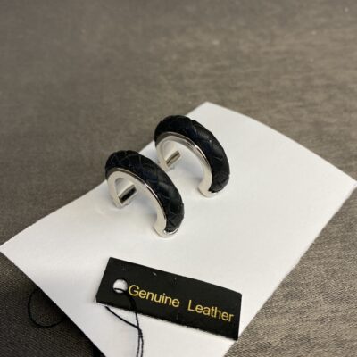 Joan Rivers Pierced Earrings – Leather