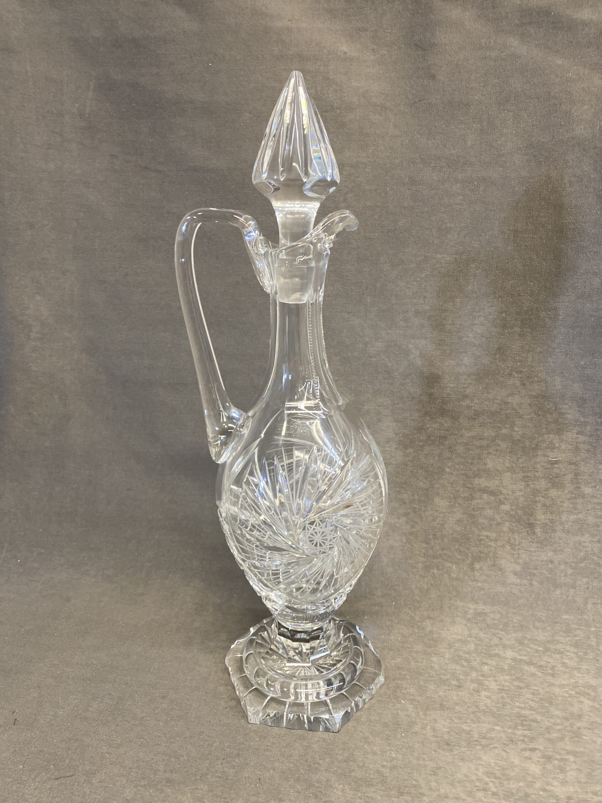 Pinwheel Crystal Decanter