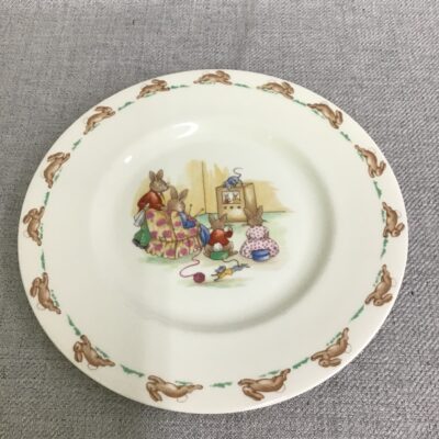 Bunnykins ‘TV Time’ Salad Plate