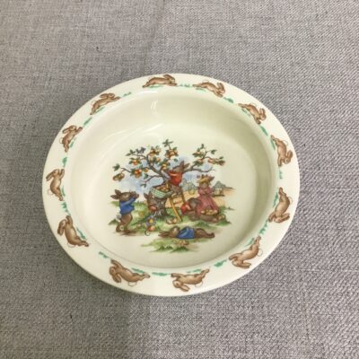 Round Baby Bowl- ‘Apple Picking’