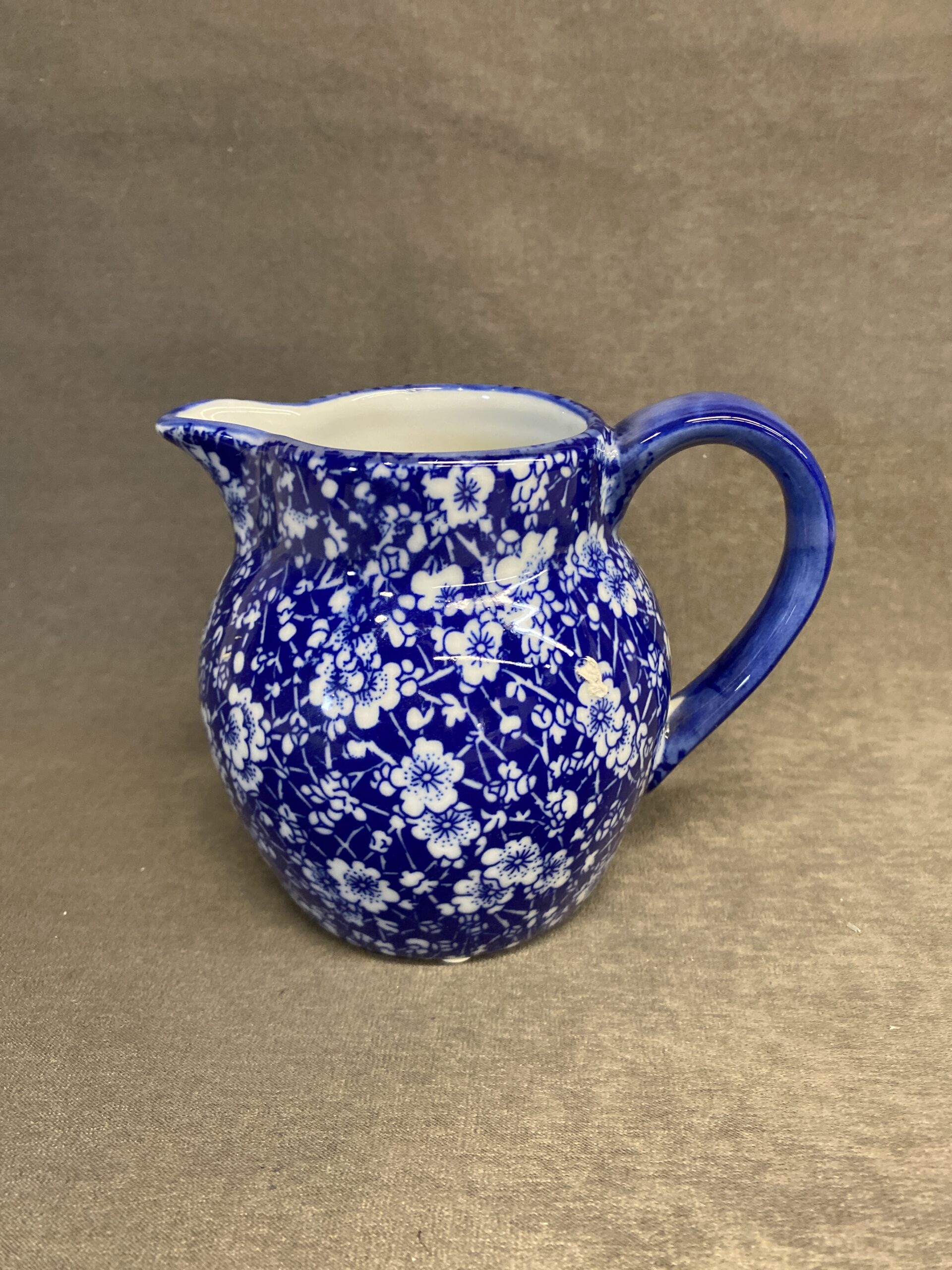 Victorian Ware Jug – Blue Calico