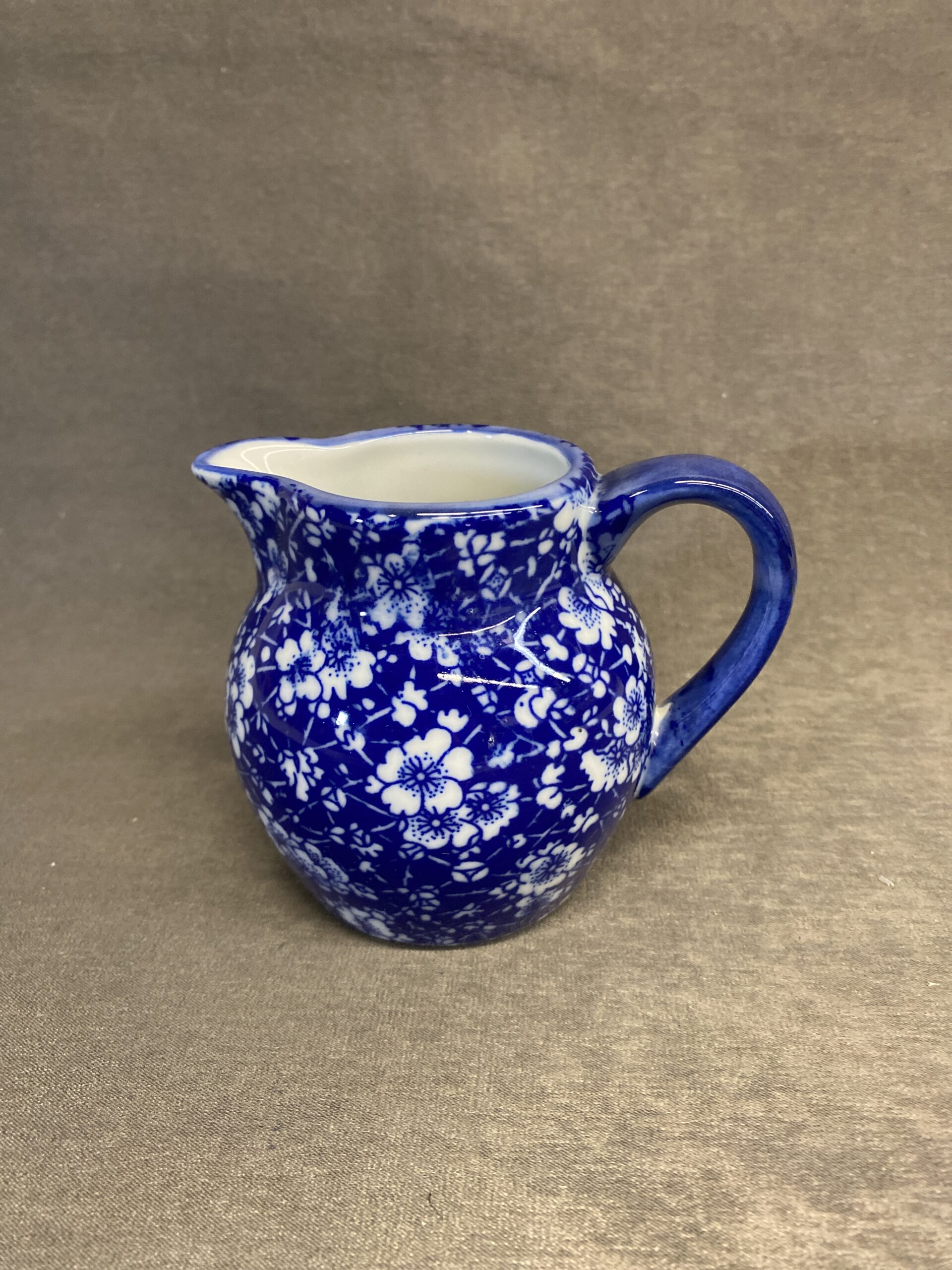 Victorian Ware Jug – Blue Calico