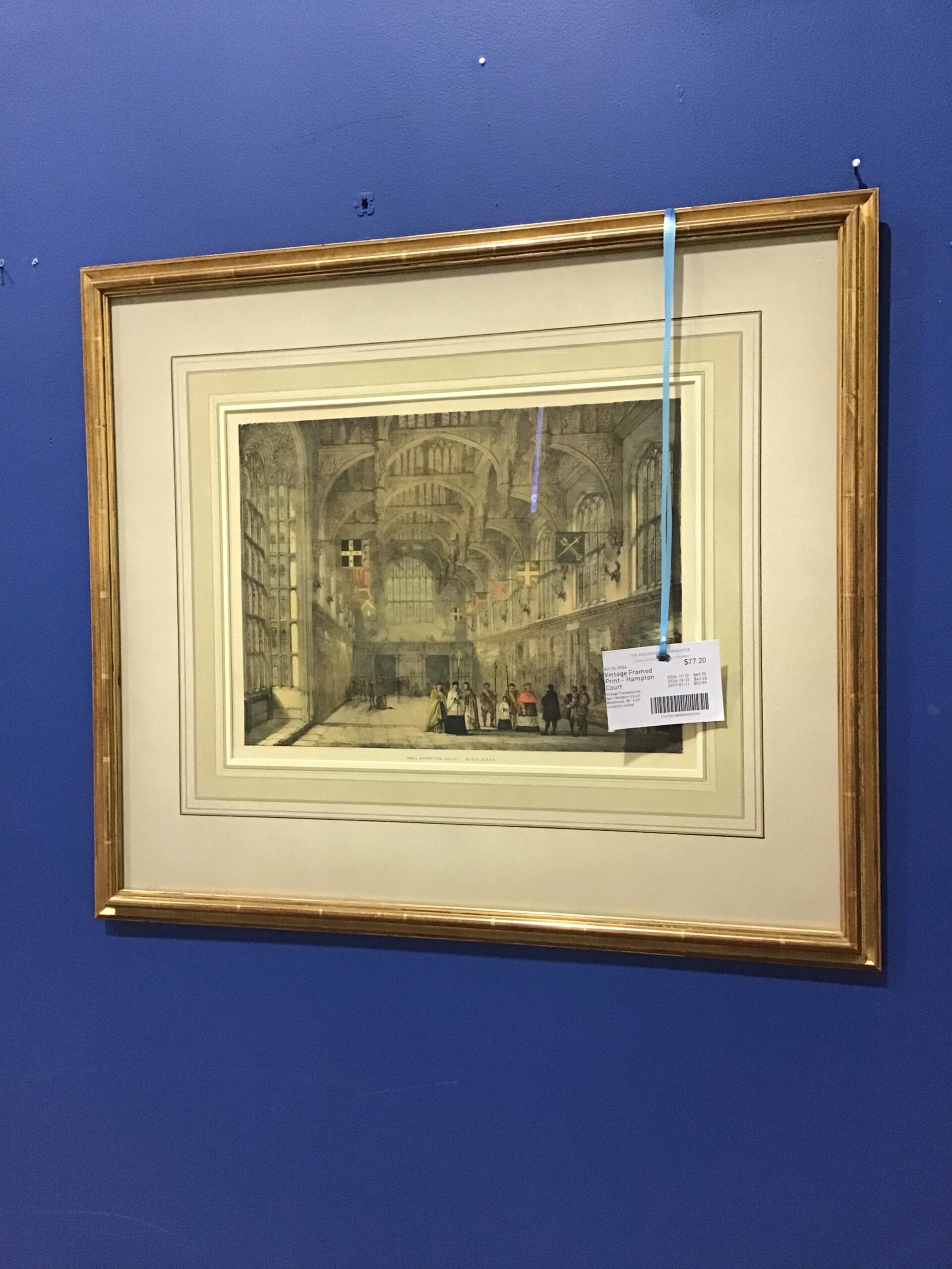 Vintage Framed Print – Hampton Court