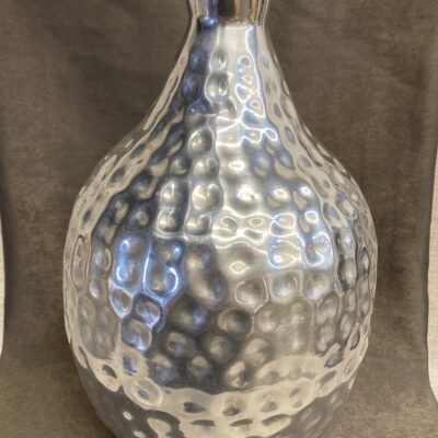 Hammered Aluminum Vase – 24″