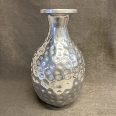 Hammered Aluminum Vase – 15″