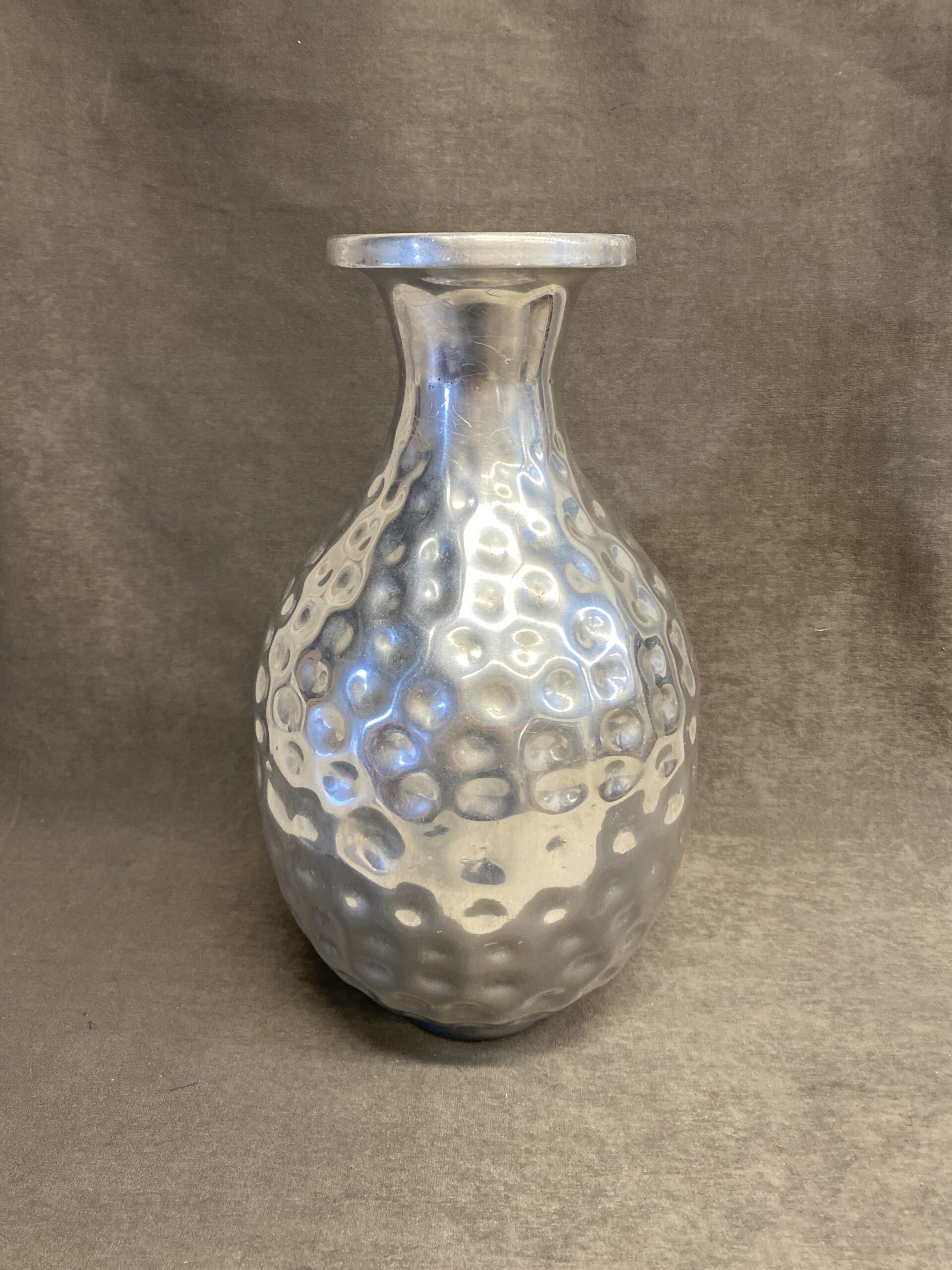 Hammered Aluminum Vase – 15″