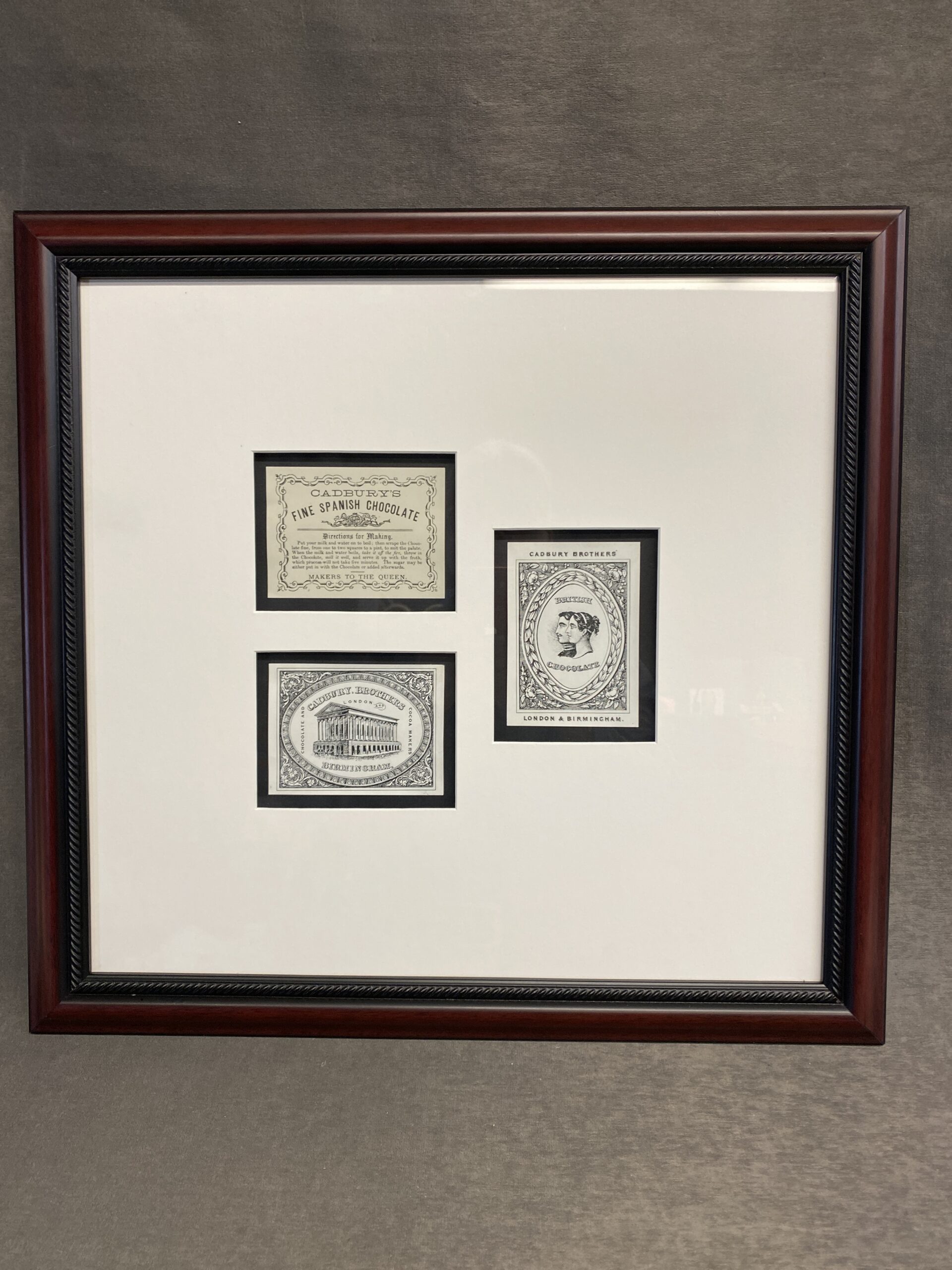 Framed Wall Decor – Cadbury Labels