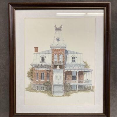 Framed Print – Red Brick House